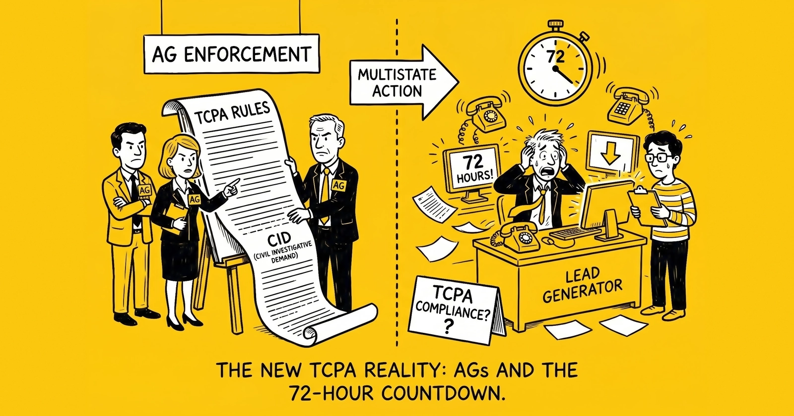 Multistate AG CIDs Are the New TCPA Enforcement Vector – Troutman's April Playbook Tells You What to Do in the First 72 Hours