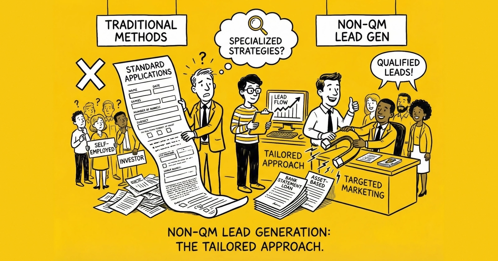 Non-QM Lead Generation: Reaching Borrowers Outside Conventional Guidelines