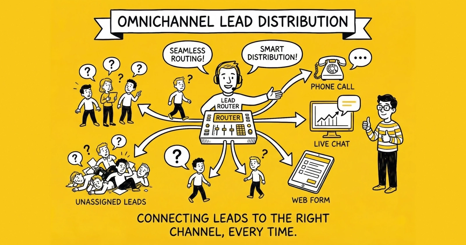 Omnichannel Lead Distribution: How Multi-Channel Strategies Deliver 300% Higher Engagement