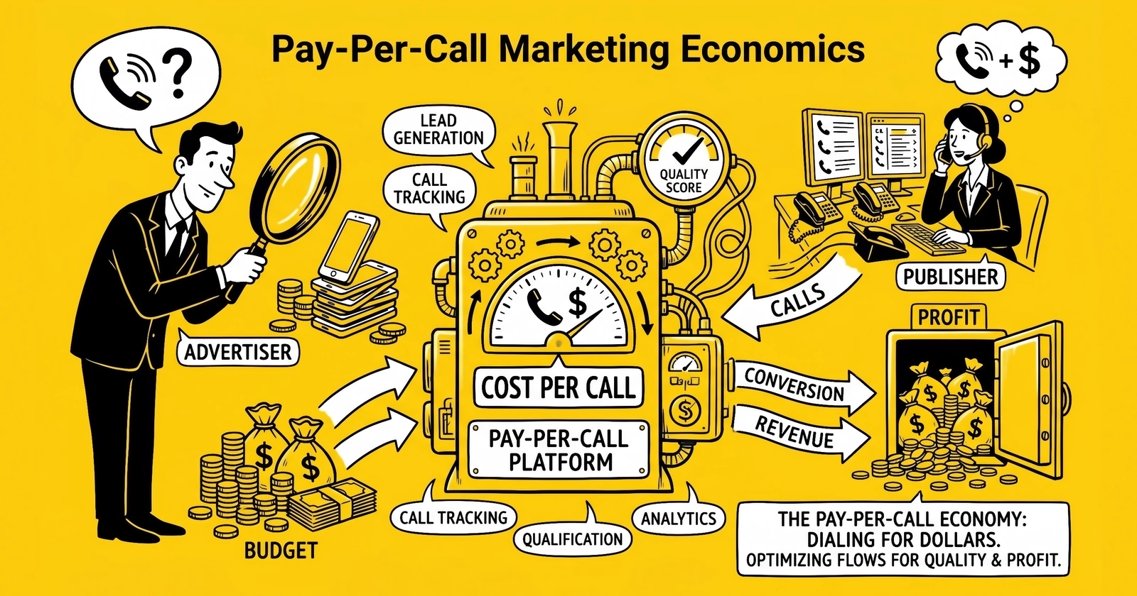 Pay-Per-Call Marketing Economics: How Operators Actually Make Money on the Phone