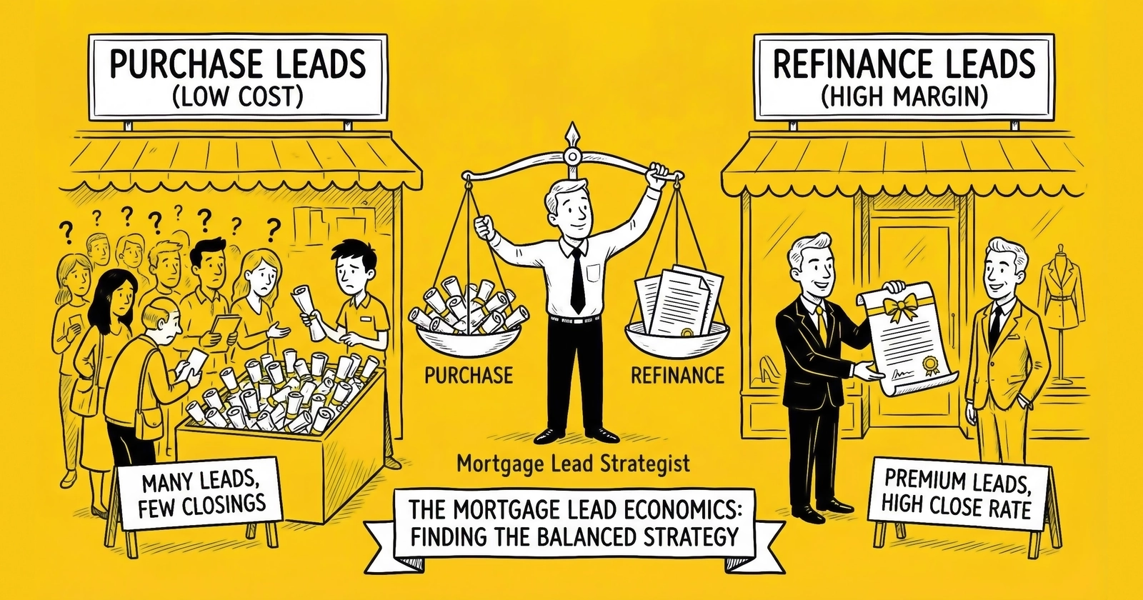 Purchase vs Refinance Leads: Completely Different Economics