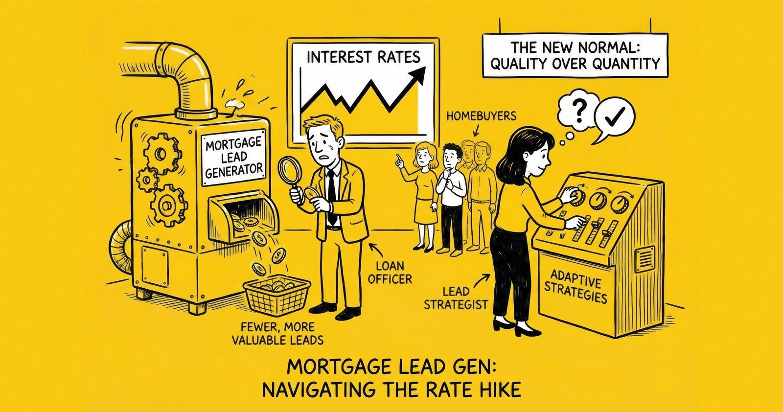Rate Sensitivity in Mortgage Lead Generation: How Interest Rate Movements Shape Volume, Pricing, and Strategy