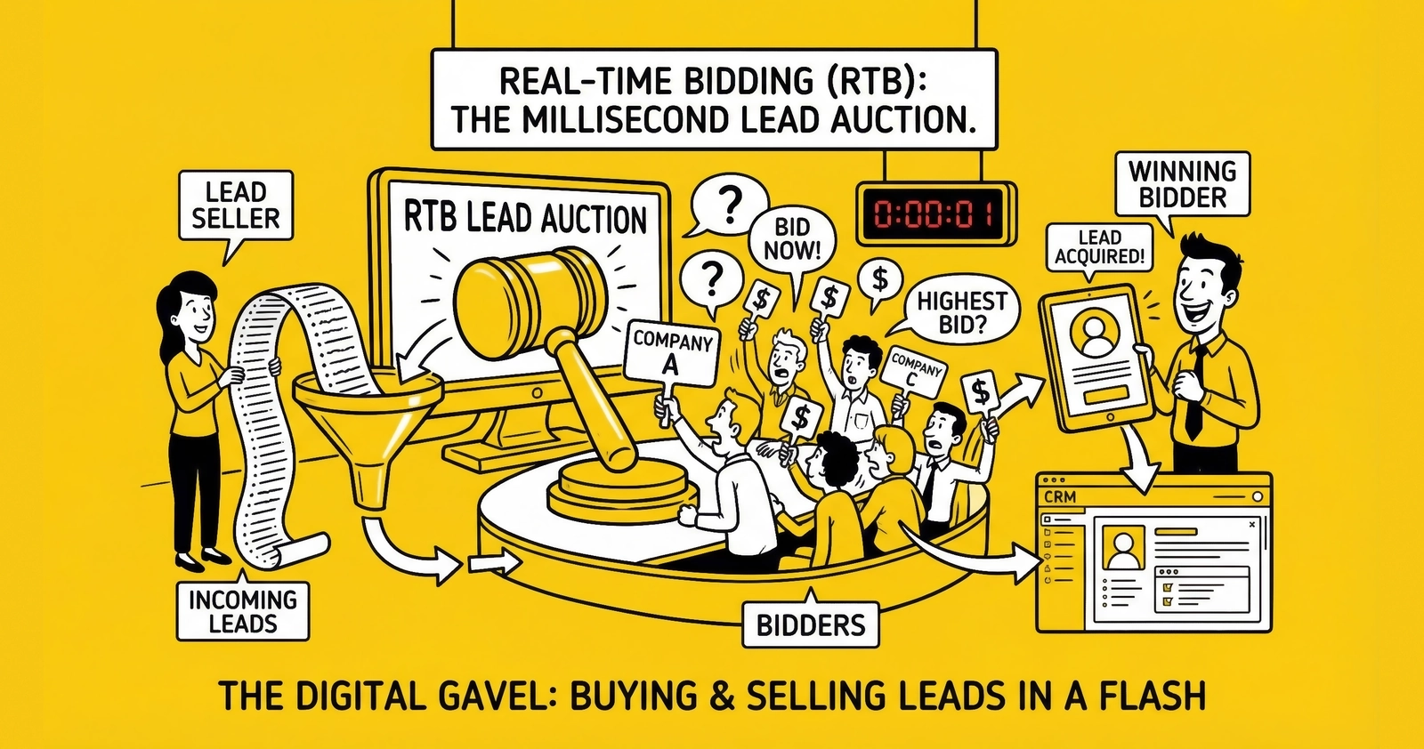 Real-Time Bidding (RTB) Technology for Lead Auctions