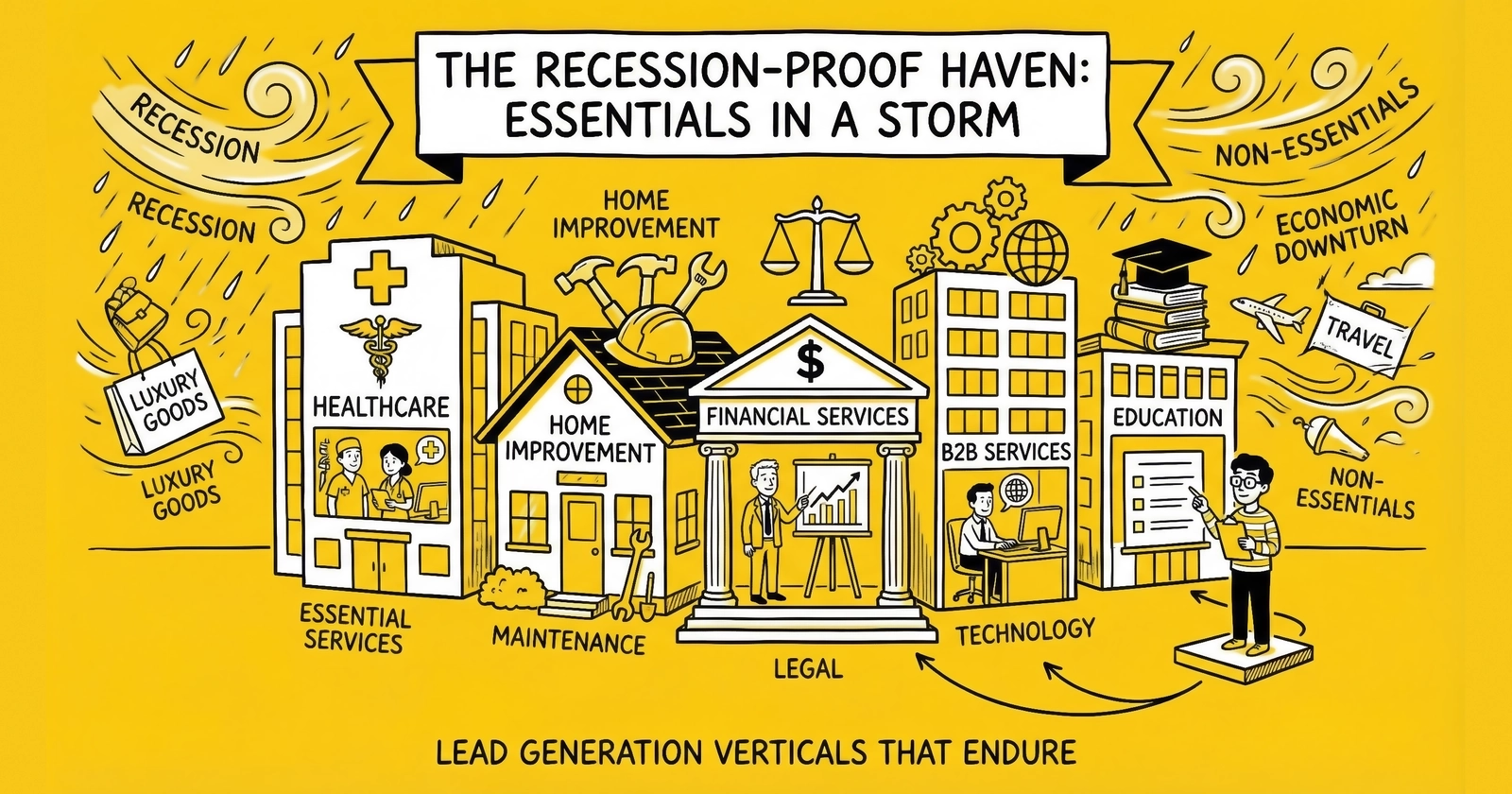 Recession-Proof Lead Generation Verticals: Industries That Thrive in Economic Downturns
