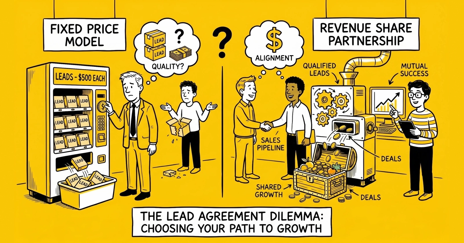 Revenue Share vs Fixed Price Lead Agreements: Risk, Incentives, and Contract Provisions