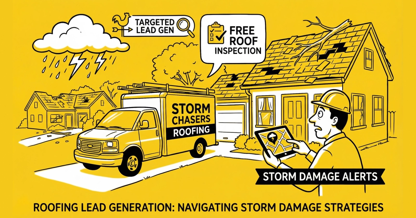 Roofing Lead Generation Storm Damage Strategies: Weather Event Marketing