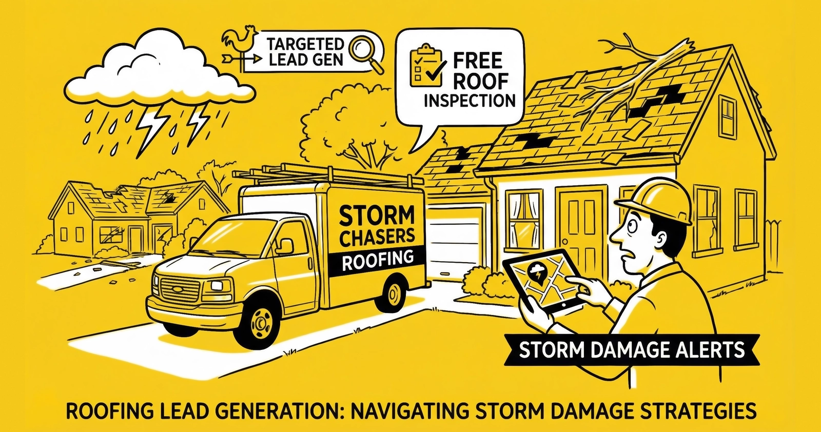 Roofing Lead Generation Storm Damage Strategies: Weather Event Marketing