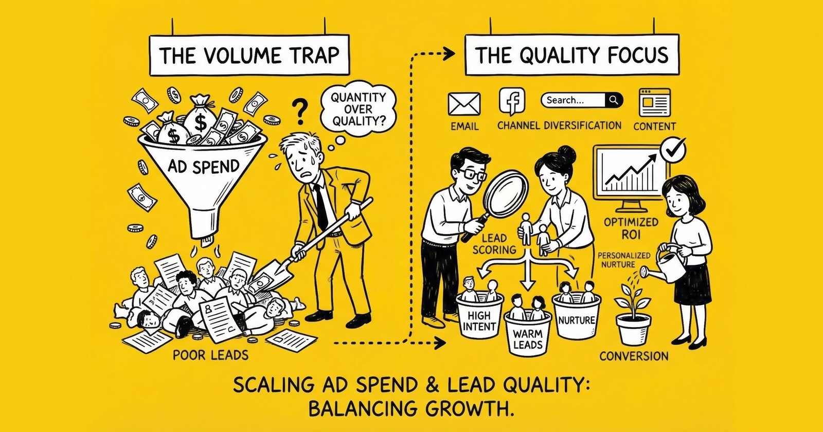 How to Scale Ad Spend Without Destroying Lead Quality