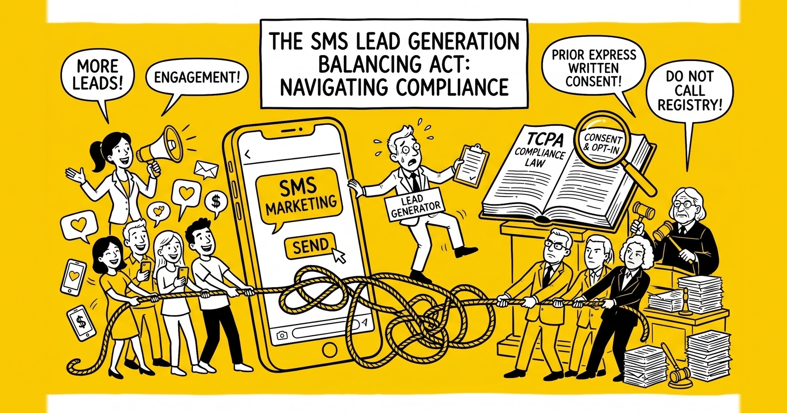 SMS Lead Generation Under TCPA: Consent, Documentation, DNC Scrubbing, and $1,500-Per-Message Risk Mitigation