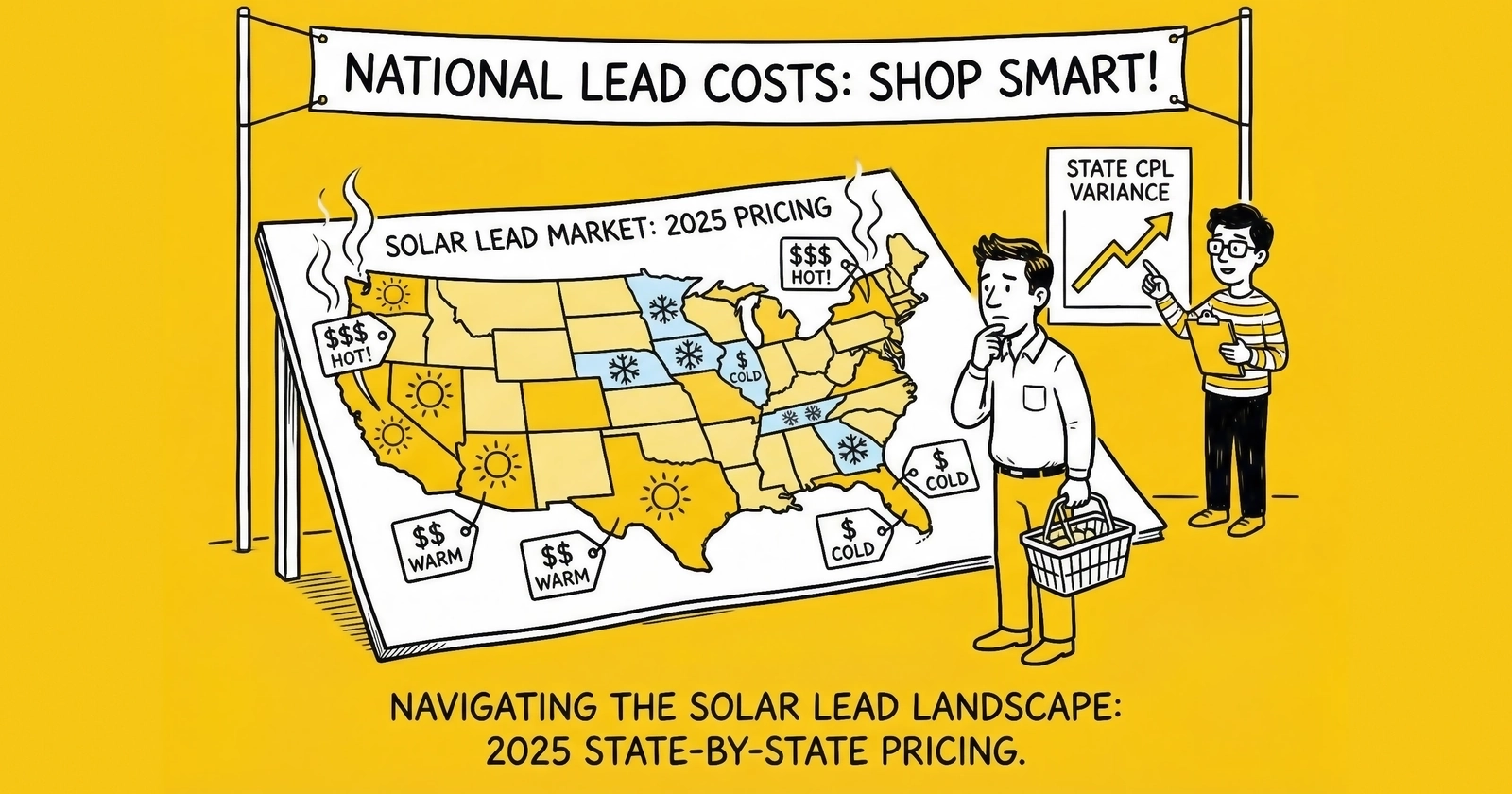 Solar Lead CPL by State: Where to Focus Your Budget in 2025
