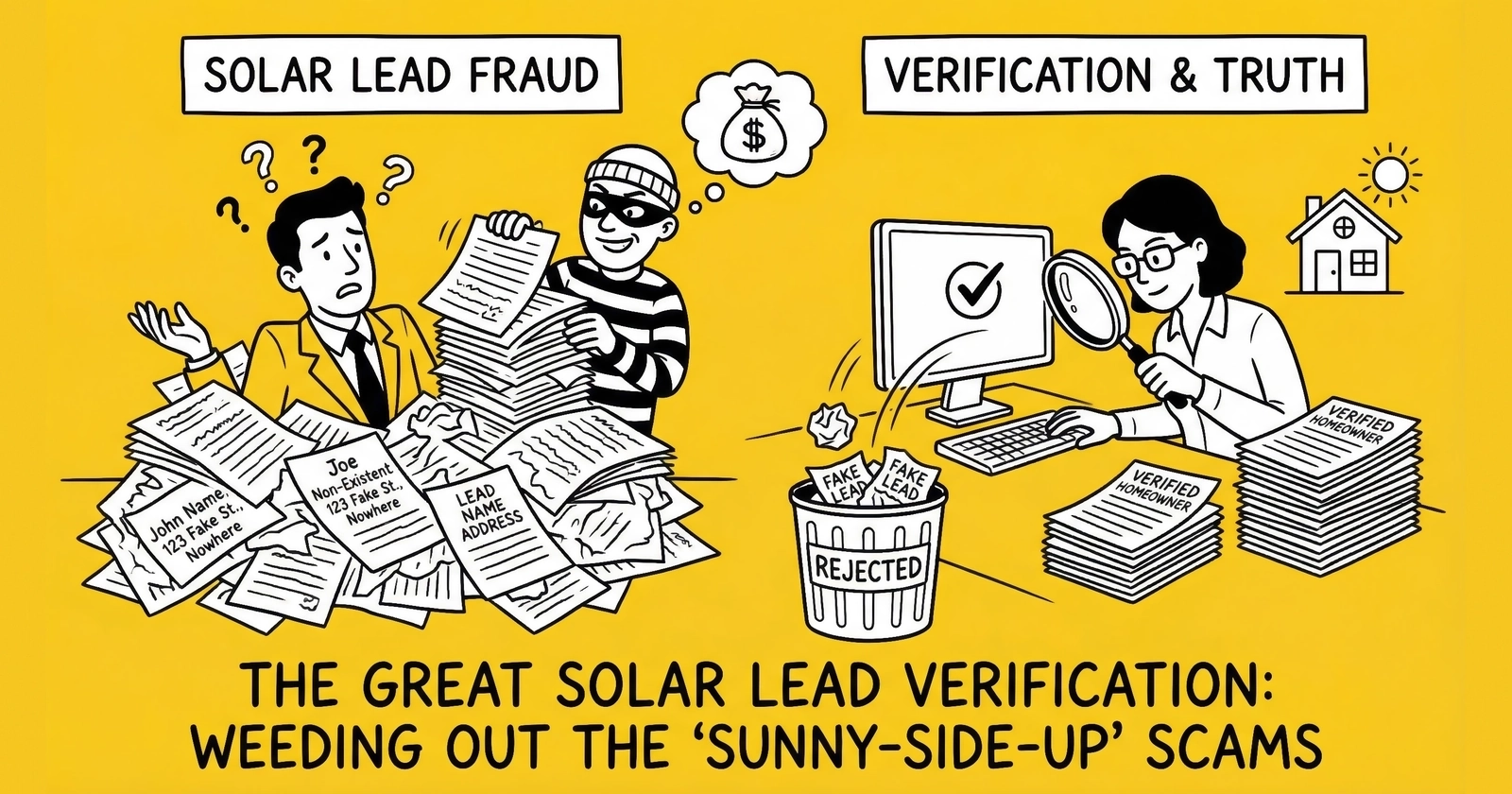 Solar Lead Fraud: Fake Homeownership and Address Verification