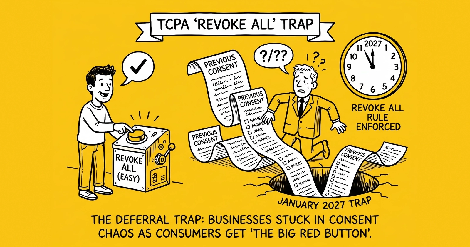 The TCPA Revoke-All Rule Got Pushed to January 31, 2027 – What Compliance Teams Should Not Defer