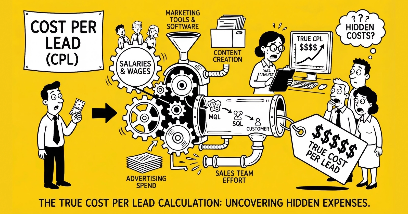How to Calculate True Cost Per Lead (CPL) Including Hidden Costs