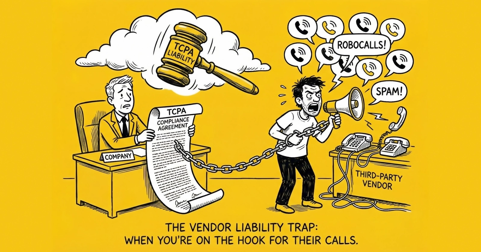 Vendor TCPA Liability: When You're Responsible for Third-Party Calls