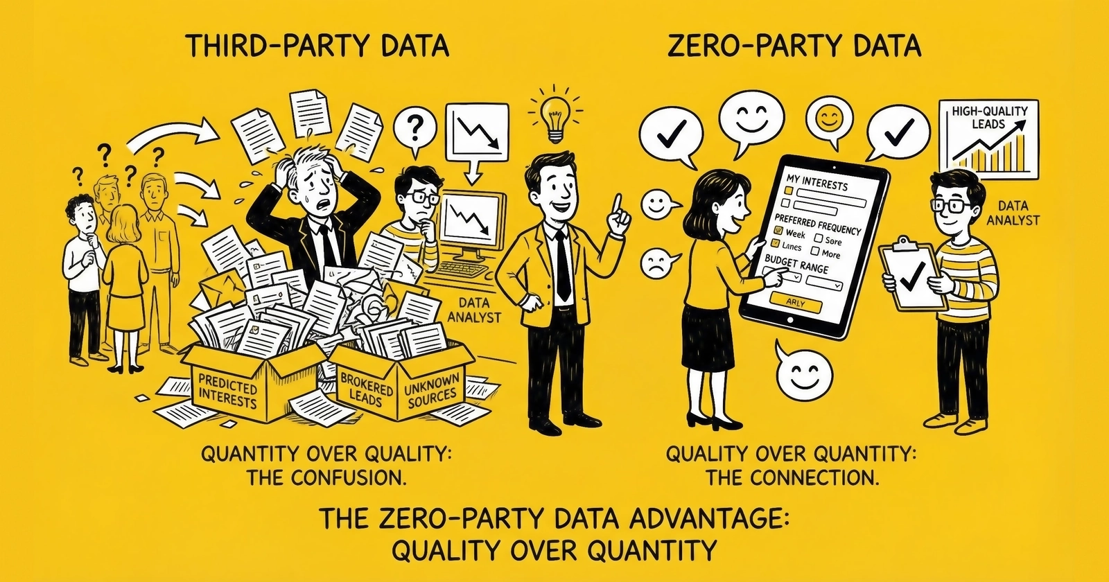 Zero-Party Data Collection for Better Lead Quality