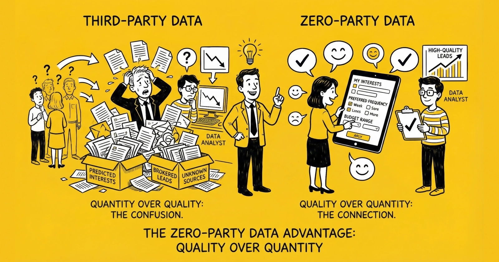 Zero-Party Data Collection for Better Lead Quality